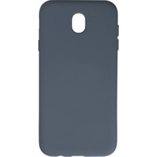 Selfbuysell Samsung Galaxy J7 Pro / J730 Kılıf Nano Içi Kadife Silikon - Gri