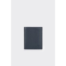 White Stone Lacivert Premium Dikey Deri Erkek Cüzdan