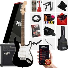 Midex RPH-30WB-25AMP Gül Klavye SSS 25W Amfili Elektro Gitar Seti