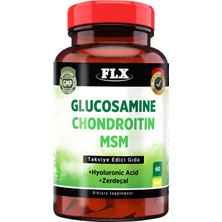 FLX Glucosamine Chondroitin MSM Hyoluronic Asit Zerdeçal 60 Tablet Takviye Edici Gıda