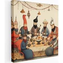 Popcas Osmanlı Imparatorluğu Çay Seremonisi Kanvas Tablo
