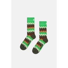 Happy Socks - Çok Renkli Karışık Desenli 3\'lü Pamuklu Çorap Seti