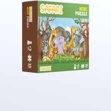 Safari | Mini Puzzle | Kids Puzzle | Çocuk Puzzle | Çocuk Yapboz |15 Parça
