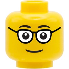 LEGO Minifigür Parçaları: Kafa: 3626PB0122B