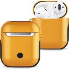  Airpods 2 (2.nesil) 3in1 Kılıf - Sarı Nemere