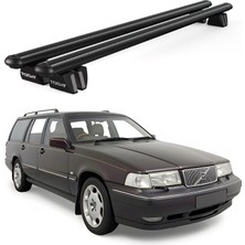 Today Auto Pençe Volvo V90 Sw (1997-1999) Uyumlu Siyah Ara Atkı Port Bagaj Tavan Barı