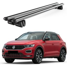 Today Auto Pençe Volkswagen T-Roc (2017 ve Sonrası) Uyumlu Siyah Ara Atkı Port Bagaj Tavan Barı