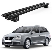 Today Auto Pençe Volkswagen Golf (2007-2009) Uyumlu Siyah Ara Atkı Port Bagaj Tavan Barı