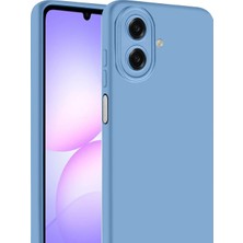  Samsung Galaxy A07 4g Nano Içi Kadife Silikon - Mavi Nemere