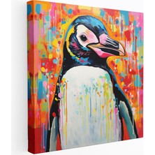 Popcas Modern Pop Penguen Kanvas Tablo Cesur Desenler