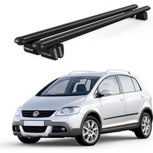 Today Auto Pençe Volkswagen Golf Cross (2006-2014) Uyumlu Siyah Ara Atkı Port Bagaj Tavan Barı