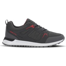Slazenger ORYON I Erkek  Koyu Gri / Kırmızı Koşu & Yürüyüş Spor Ayakkabısı