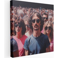 Popcas Pink Floyd Duvar Sanatı Müzik Festivali Kalabalığı Dekoru