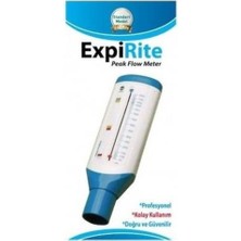 Allians Peak Flow Metre ve 5 Ağızlık Seti, Sağlıklı Nefes Ölçüm Cihazı