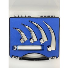 Allians Yetişkin Laringoskop Seti 4 Blade, Macintosh Eğri, Profesyonel Tıbbi Alet