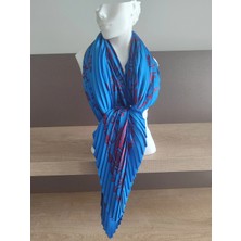 Trend Nexus Desenli Piliseli FULAR(70X70CM)ŞAL