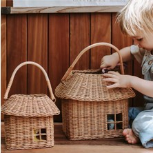 Eternal Sunshine Doğal Rattan & Bambu Çocuk Evi Dekoratif Obje & Bohem Çocuk Odası Düzenleyici