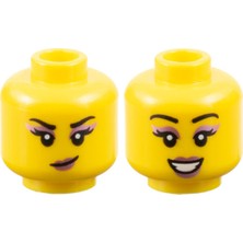 LEGO Minifigür Parçaları: Kafa: 3626PB3432