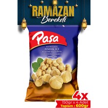 Paşa Kuruyemiş Kavrulmuş Fındık İçi 150 gr x 4 Adet (600 gr)