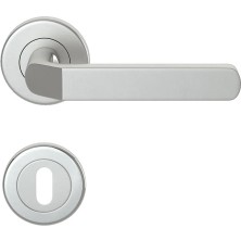 Condi Collection Condı 1083 Saten Krom Rozetlı Kapı Kolu