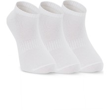 Slazenger Jadıra 3 Lü Erkek  Beyaz Çorap