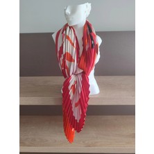 Trend Nexus Desenli Piliseli FULAR(70X70CM)ŞAL