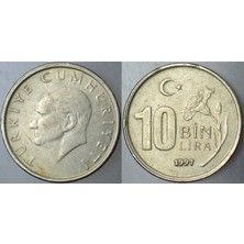 Banknoting Türkiye Cumhuriyeti 10 Bin Lira 1997 Kalın Tip.