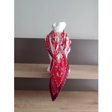 Trend Nexus Desenli Piliseli FULAR(70X70CM)ŞAL