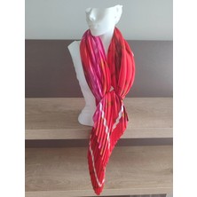 Trend Nexus Desenli Piliseli FULAR(70X70CM)ŞAL