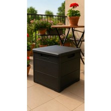 Evvon Plastik Depolama Bahçe Sandığı Çok Amaçlı Bahçe Mobilyası