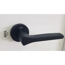 Arpat Arya Siyah Italyan Yuvarlak Rozetli Alüminyum