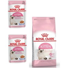Royal Canin Kitten Tavuk Aromalı Süper Premium Yavru Kedi Maması 2 kg + 2 Yaş Mama