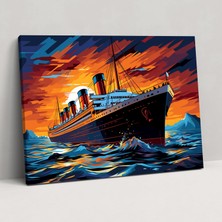 Popcas Titanic Kanvas Tablo Zamansız Çekicilik Ev Dekorasyonu