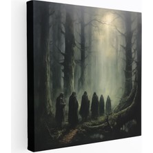 Popcas Yüzüklerin Efendisi Kanvas Tablo - Lothlórien'in Sisli Ormanı