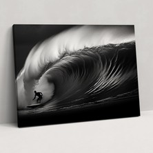 Popcas Efsane Dalga Sörfçüsü Kanvas Tablo - Sörf Kanvas Duvar Sanatı