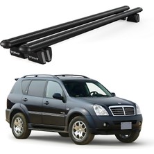 Today Auto Pençe Ssangyong Rexton Mkıı (2006-2012) Uyumlu Siyah Ara Atkı Port Bagaj Tavan Barı