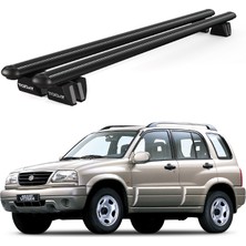 Today Auto Pençe Suzuki Grand Vitara 5d (1999-2005) Uyumlu Siyah Ara Atkı Port Bagaj Tavan Barı