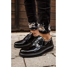 ABR-MN003 - Rst Pelle Verniciata Classica Erkek Ayakkabı Sıyah