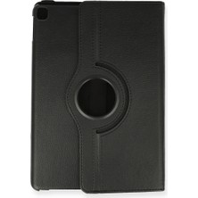  iPad Pro 13 (2024) Kılıf 360 Tablet Deri Kılıf - Siyah Nemere