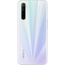 M21 Oppo Realme 6 Arka Pil Kapağı Beyaz