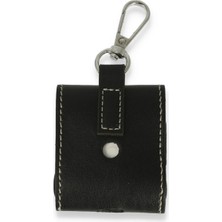  Airpods 2 (2.nesil) Askılı Kılıf - Siyah Nemere