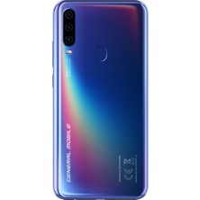 M21 General Mobile Gm 20 Pro Arka Kapağı Koyu Mavi