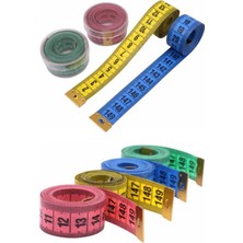 Artus Tedarik 150 cm Mezura Koruma Kapaklı Renkli Kutulu Terzi Mezura 1 Adet