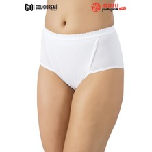 Yeni Goldoremi 491 Premium Kadın Pamuklu Rahat Toparlayıcı Yüksek Bel Bato Külot