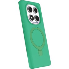  Xiaomi Redmi Note 14 Pro 4g Regal Magsafe Standlı Kapak - Yeşil Nemere