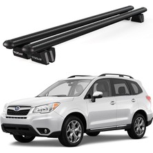 Today Auto Pençe Subaru Forester (2013-2018) Uyumlu Siyah Ara Atkı Port Bagaj Tavan Barı