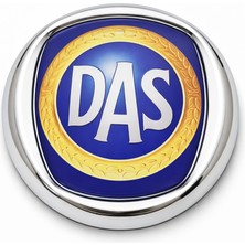 Mega Oto Market Das 8x8 cm 3D Metal Oto Amblem Krom Çerçeveli Panjur Bagaj Logo Universal Araç Arması