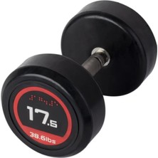313 Sport 17,5 kg Kauçuk Kaplı Profesyonel Olimpik Dumbbell ( Dambıl )