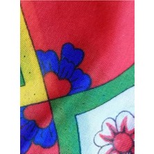 Sinem Şanlı Atelier Yörük Püsküllü Pamuk Bandana – 50X50 cm Çok Amaçlı Aksesuar