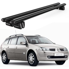 Today Auto Pençe Renault Megane Grand Tour (2006 ve Sonrası) Uyumlu Siyah Ara Atkı Port Bagaj Tavan Barı